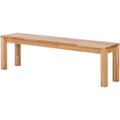 Sitzbank Massivholz Braun buche geoelt Leinoel-Finish
