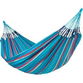 SIESTA - Brisa - Kingsize Haengematte handgefertigt in Kolumbien mit 180 cm Breite fuer entspannte Momente drinnen und draussen. (Brisa Wave