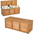 Gartenbox Auflagenbox Gartentruhe Kissenbox Holzbox Garten Aufbewahrungsbox Garten holz Holztruhe Outdoor Massiv Akazie