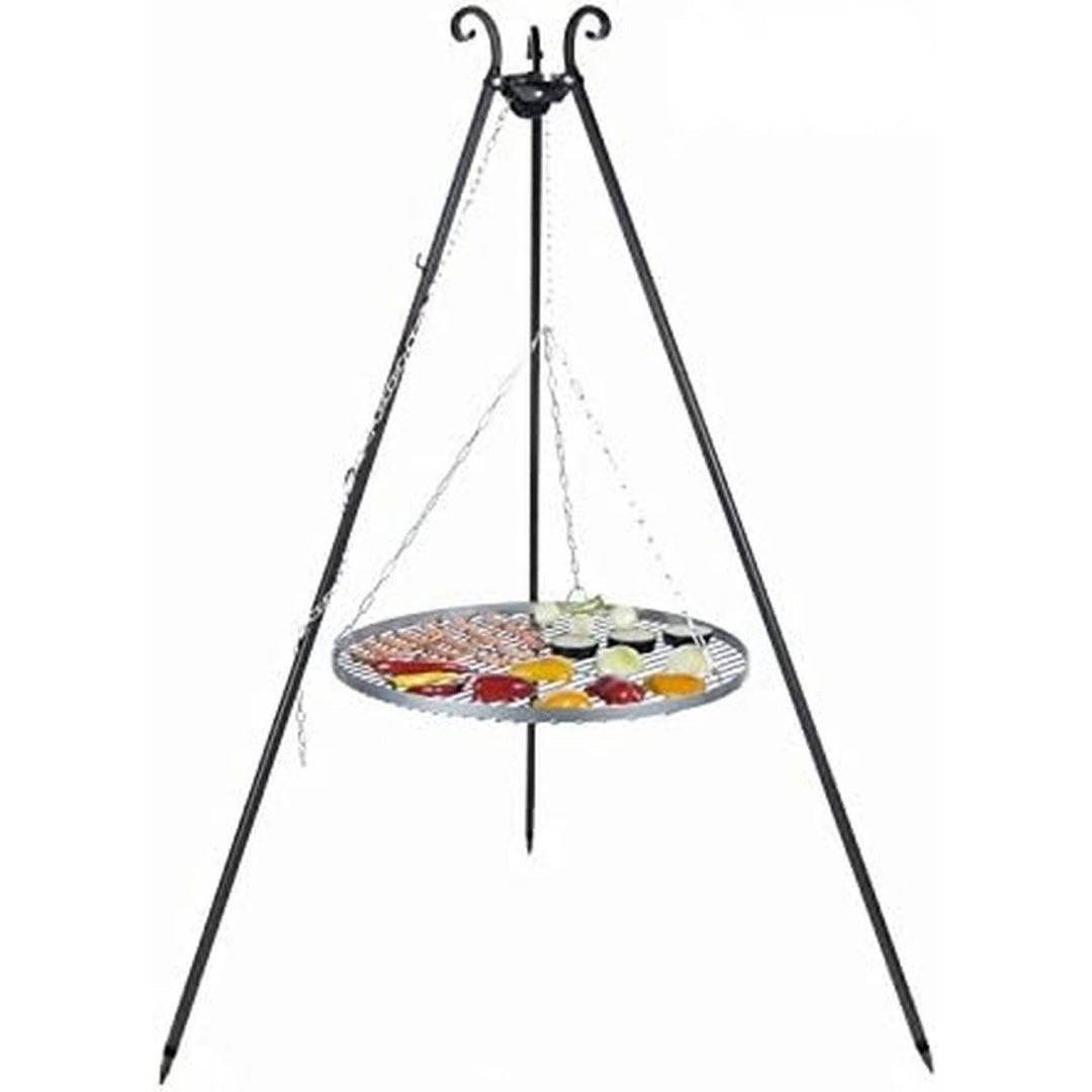 Schwenkgrill Dreibein mit 70cm Stahl-Rost