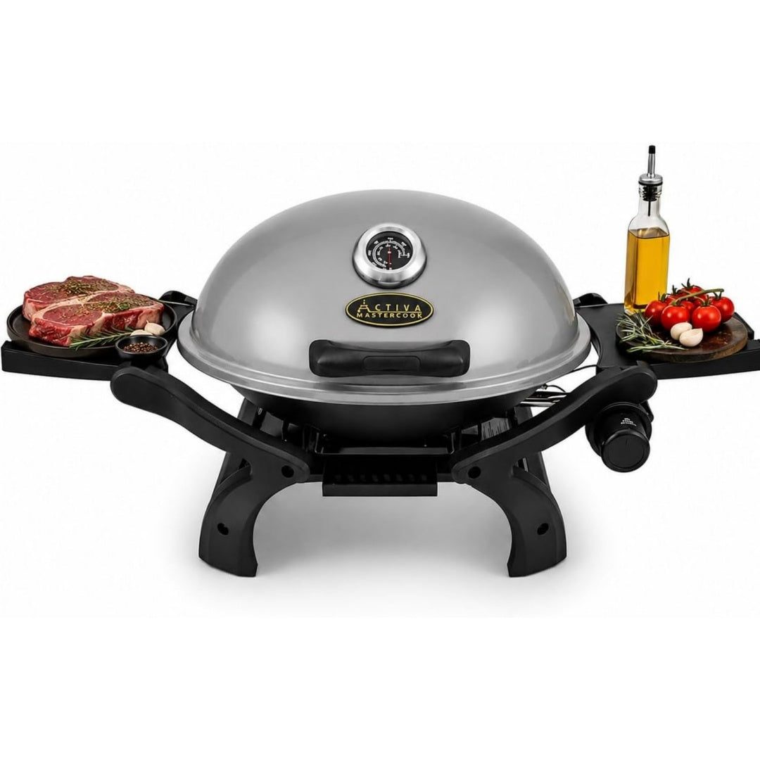 Gasgrill Camping Crosby I Premium Gasgrill mobil kompakt I Leistungsstarker stilvoller Camping Grill fuer ein gelungenes Barbecue