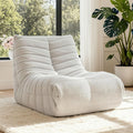 Sitzsack im Togo-Stil mit Memory-Schaum Bean Bag Bodensofa Komprimierter Schaumstoffsessel Boneless Sofa